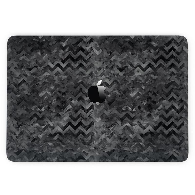 MacBook Pro with Touch Bar Skin Kit - Black_Basic_Watercolor_Chevron_Pattern-MacBook_13_Touch_V3.jpg?