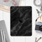 Black Marble Surface - Full Body Skin Decal for the Apple iPad Pro 12.9", 11", 10.5", 9.7", Air or Mini (All Models Available)