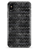 Black Multi Watercolor Chevron - iPhone X Clipit Case