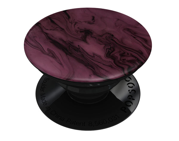 Black & Pink Marble Swirl V1 - Skin Kit for PopSockets and other Smartphone Extendable Grips & Stands