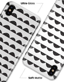 Black Rolling Hills with Tiny Polka Dots - iPhone X Clipit Case