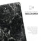 Black Scratched Marble - Full Body Skin Decal for the Apple iPad Pro 12.9", 11", 10.5", 9.7", Air or Mini (All Models Available)