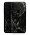 Black Scratched Marble - iPhone XS MAX, XS/X, 8/8+, 7/7+, 5/5S/SE Skin-Kit (All iPhones Avaiable)