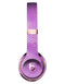 Black Slanted Lines of Purple Clouds Full-Body Skin Kit for the Beats by Dre Solo 3 Wireless Headphones