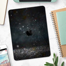 Black Unfocused Glowing Shimmer - Full Body Skin Decal for the Apple iPad Pro 12.9", 11", 10.5", 9.7", Air or Mini (All Models Available)