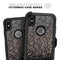 Black Unfocused Sparkle - Skin Kit for the iPhone OtterBox Cases