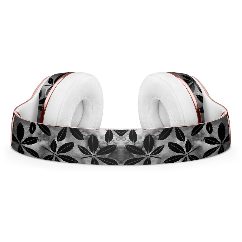 Black Watercolor Holly Full-Body Skin Kit for the Beats by Dre Solo 3 Wireless Headphones