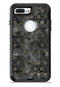 Black Watercolor Ring Pattern - iPhone 7 or 7 Plus Commuter Case Skin Kit