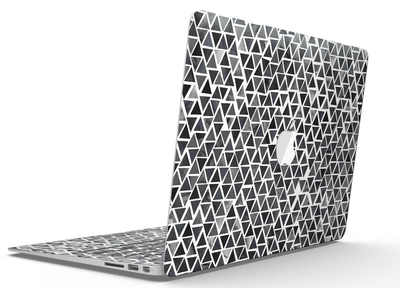 Black Watercolor Triangle Pattern - MacBook Air Skin Kit