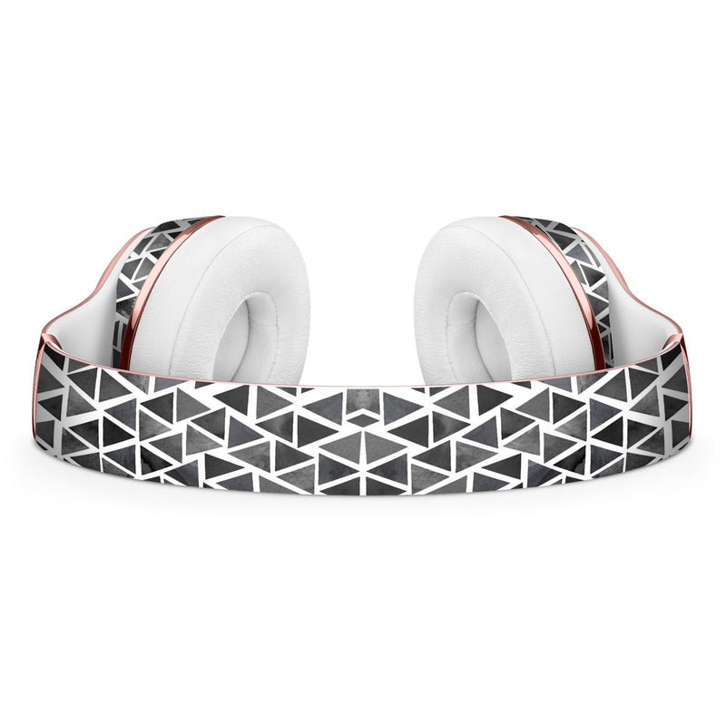 Black Watercolor Triangle Pattern Full-Body Skin Kit for the Beats by Dre Solo 3 Wireless Headphones