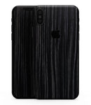 Black Wood Texture - iPhone XS MAX, XS/X, 8/8+, 7/7+, 5/5S/SE Skin-Kit (All iPhones Avaiable)