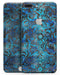 Black and Blue Damask Watercolor Pattern - Skin-kit for the iPhone 8 or 8 Plus