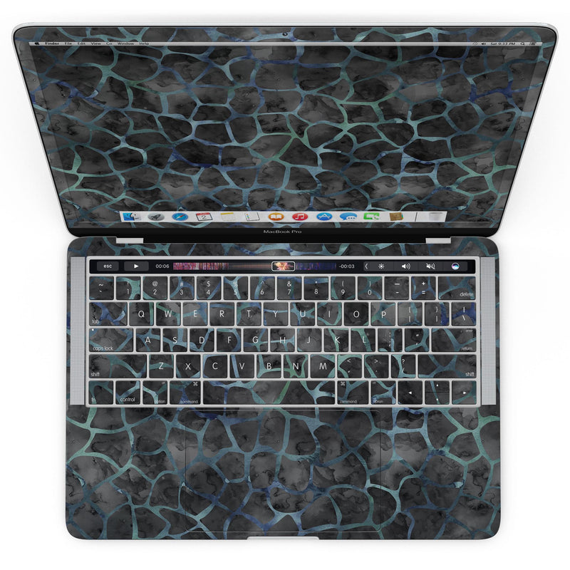 MacBook Pro with Touch Bar Skin Kit - Black_and_Blue_Watercolor_Giraffe_Pattern-MacBook_13_Touch_V4.jpg?