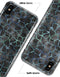 Black and Blue Watercolor Giraffe Pattern - iPhone X Clipit Case