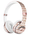 Black and Brown Grunge Surface with White Semi-Circles Full-Body Skin Kit for the Beats by Dre Solo 3 Wireless Headphones