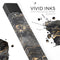 Black and Gold Marble Surface - Premium Decal Protective Skin-Wrap Sticker compatible with the Juul Labs vaping device