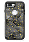 Black and Gold Watercolor Polka Dots - iPhone 7 or 7 Plus Commuter Case Skin Kit