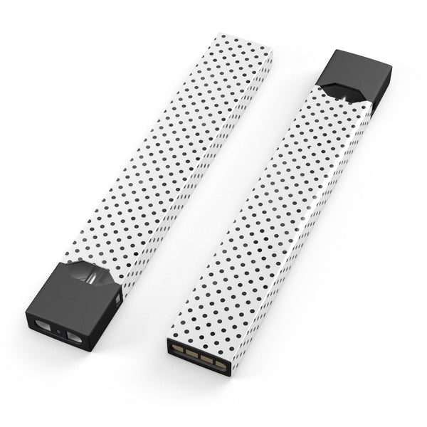Black and Gray Fade Polka Dots - Premium Decal Protective Skin-Wrap Sticker compatible with the Juul Labs vaping device