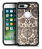 Black and Neutral Decadence Pattern - iPhone 7 or 7 Plus Commuter Case Skin Kit