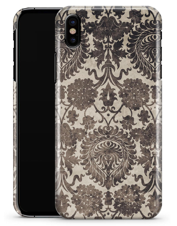 Black and Neutral Decadence Pattern - iPhone X Clipit Case