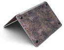 Black and Purple Watercolor Leopard Pattern - MacBook Air Skin Kit