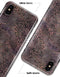 Black and Purple Watercolor Leopard Pattern - iPhone X Clipit Case