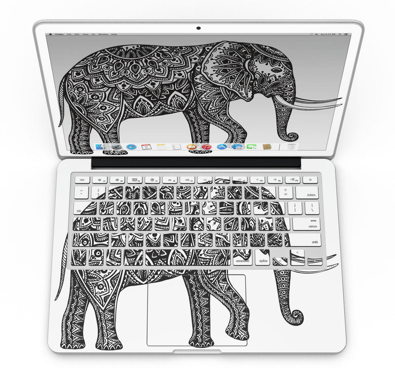 Black_and_White_Aztec_Ethnic_Elephant_-_13_MacBook_Pro_-_V4.jpg
