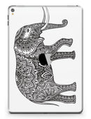 Black and White Aztec Ethnic Elephant - iPad Pro 97 - View 3.jpg