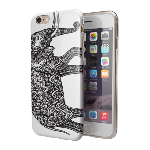 Black_and_White_Aztec_Ethnic_Elephant_-_iPhone_6s_-_Gold_-_Clear_Rubber_-_Hybrid_Case_-_Shopify_-_V3.jpg?