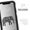 Black and White Aztec Ethnic Elephant - Skin Kit for the iPhone OtterBox Cases