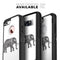 Black and White Aztec Ethnic Elephant - Skin Kit for the iPhone OtterBox Cases