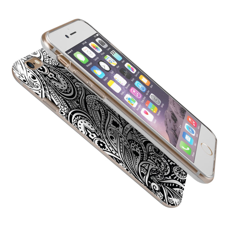 Black_and_White_Aztec_Paisley_-_iPhone_6s_-_Gold_-_Clear_Rubber_-_Hybrid_Case_-_Shopify_-_V7.jpg?