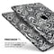 Black and White Aztec Paisley - Full Body Skin Decal for the Apple iPad Pro 12.9", 11", 10.5", 9.7", Air or Mini (All Models Available)
