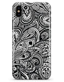 Black and White Aztec Paisley - iPhone X Clipit Case