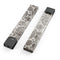 Black and White Cauliflower Damask Pattern - Premium Decal Protective Skin-Wrap Sticker compatible with the Juul Labs vaping device