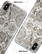 Black and White Cauliflower Damask Pattern - iPhone X Clipit Case