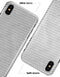 Black and White Diagonal Stripes - iPhone X Clipit Case