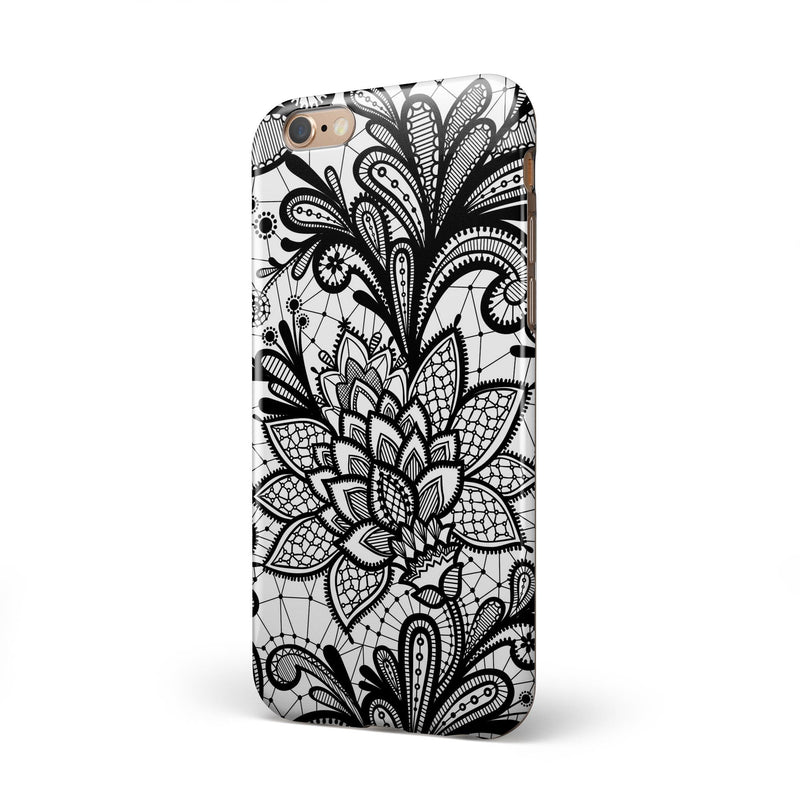 Black_and_White_Geometric_Floral_-_iPhone_6s_-_Gold_-_Clear_Rubber_-_Hybrid_Case_-_Shopify_-_V1.jpg?