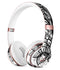 Black and White Geometric Floral Full-Body Skin Kit for the Beats by Dre Solo 3 Wireless Headphones