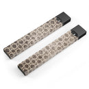 Black and White Grunge Bubble Morrocan Pattern - Premium Decal Protective Skin-Wrap Sticker compatible with the Juul Labs vaping device