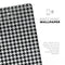 Black and White Houndstooth Pattern - Full Body Skin Decal for the Apple iPad Pro 12.9", 11", 10.5", 9.7", Air or Mini (All Models Available)