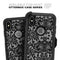 Black and White Lace Pattern V108 - Skin Kit for the iPhone OtterBox Cases