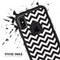 Black and White Zigzag Chevron Pattern - Skin Kit for the iPhone OtterBox Cases