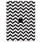 Black and White Zigzag Chevron Pattern - Full Body Skin Decal for the Apple iPad Pro 12.9", 11", 10.5", 9.7", Air or Mini (All Models Available)