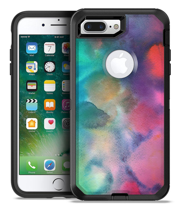 Blotted 534 Absorbed Watercolor Texture - iPhone 7 or 7 Plus Commuter Case Skin Kit
