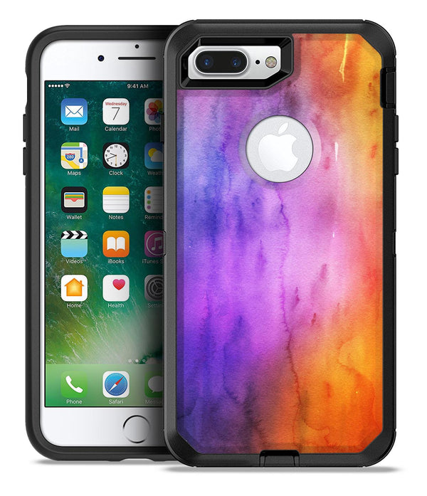 Blotted 6482 Absorbed Watercolor Texture - iPhone 7 or 7 Plus Commuter Case Skin Kit
