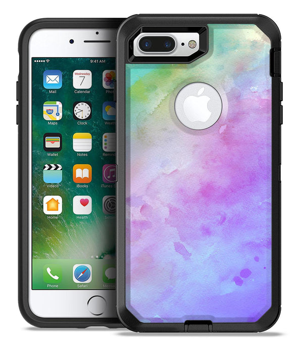 Blotted 6752 Absorbed Watercolor Texture - iPhone 7 or 7 Plus Commuter Case Skin Kit