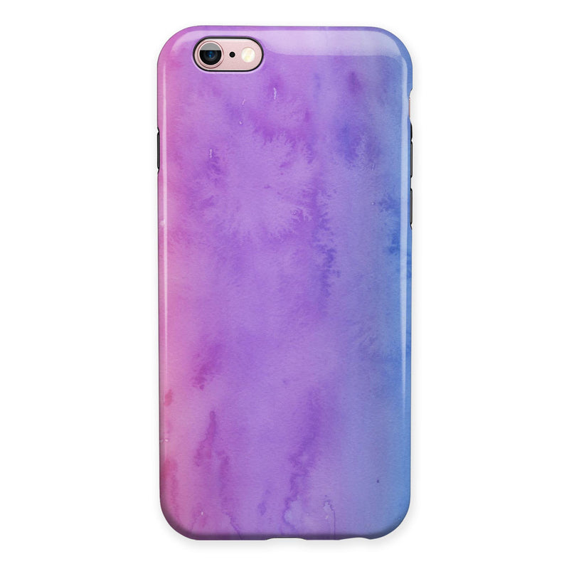 Blotted 6836432 Absorbed Watercolor Texture iPhone 6/6s or 6/6s Plus 2-Piece Hybrid INK-Fuzed Case