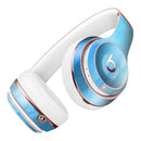 Blotted Blues Absorbed Watercolor Texture Full-Body Skin Kit for the Beats by Dre Solo 3 Wireless Headphones