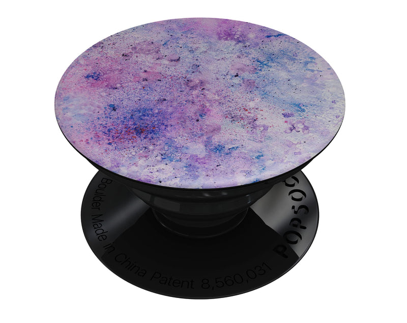 Blotted Pink and Purple Texture - Skin Kit for PopSockets and other Smartphone Extendable Grips & Stands